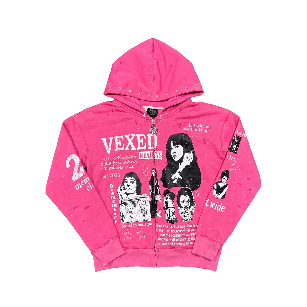 Origin Hoodie in Strawberry Pink