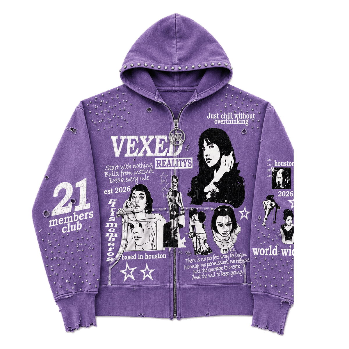 Origin Hoodie in Vintage Purple