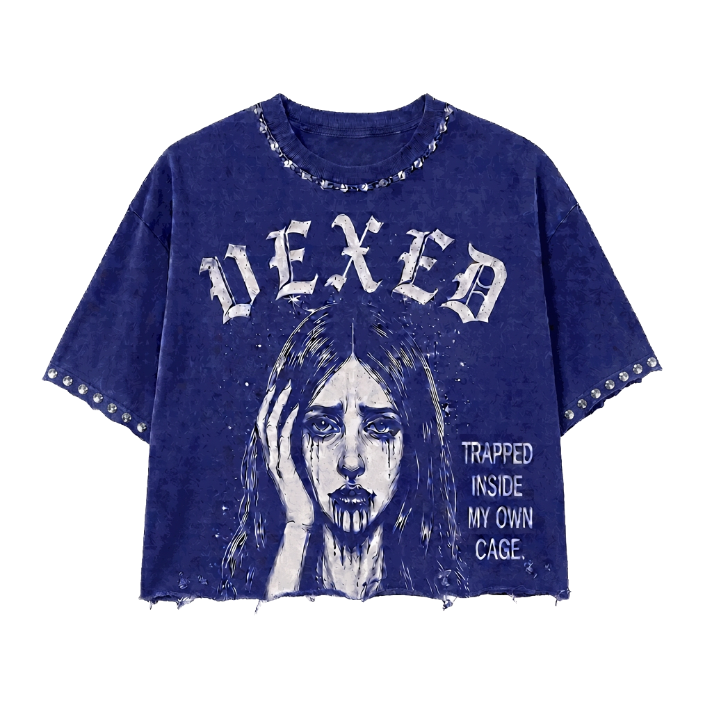 Troubled Soul Tee in Royal Blue