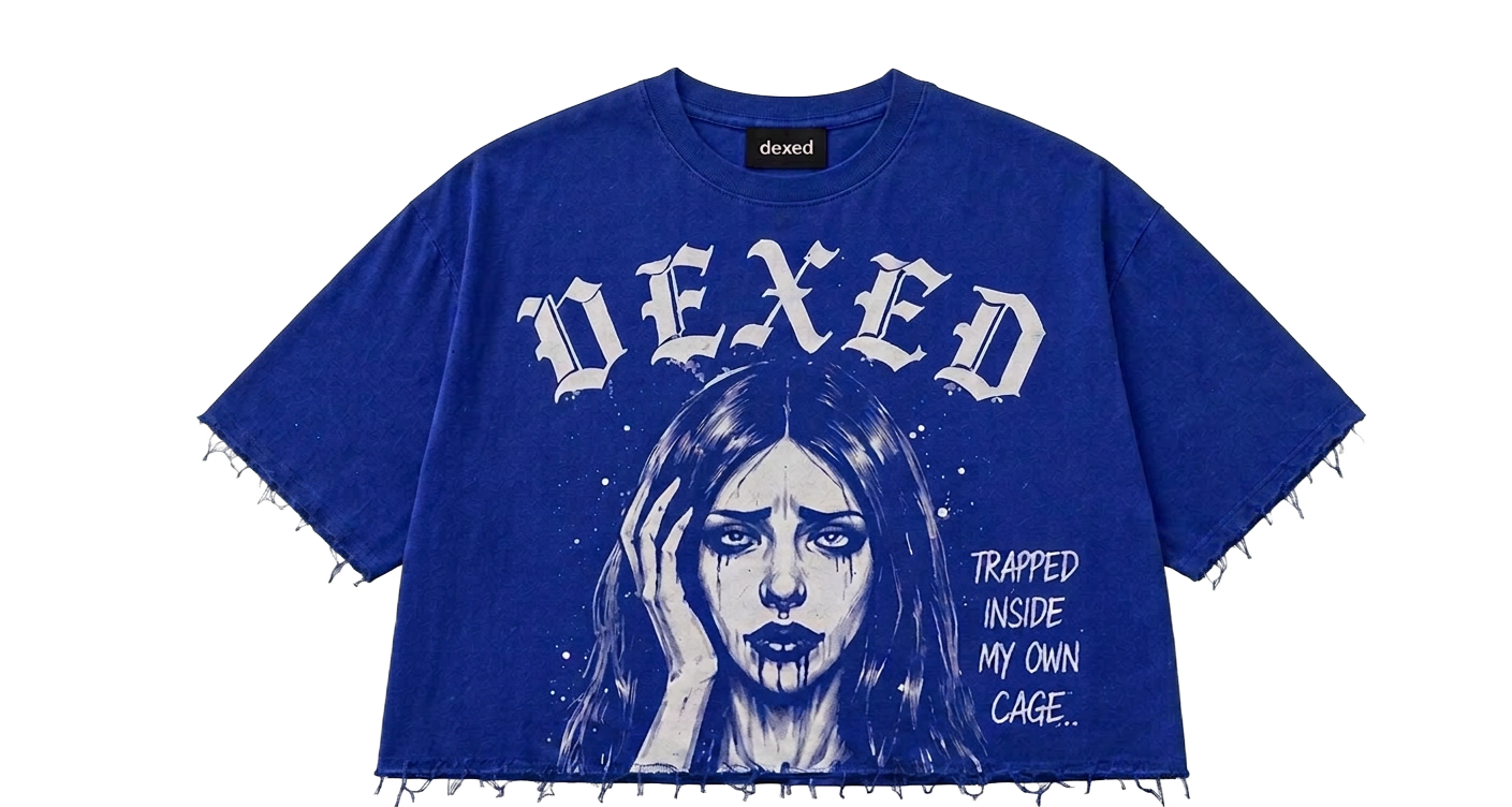 Troubled Soul Tee in Royal Blue