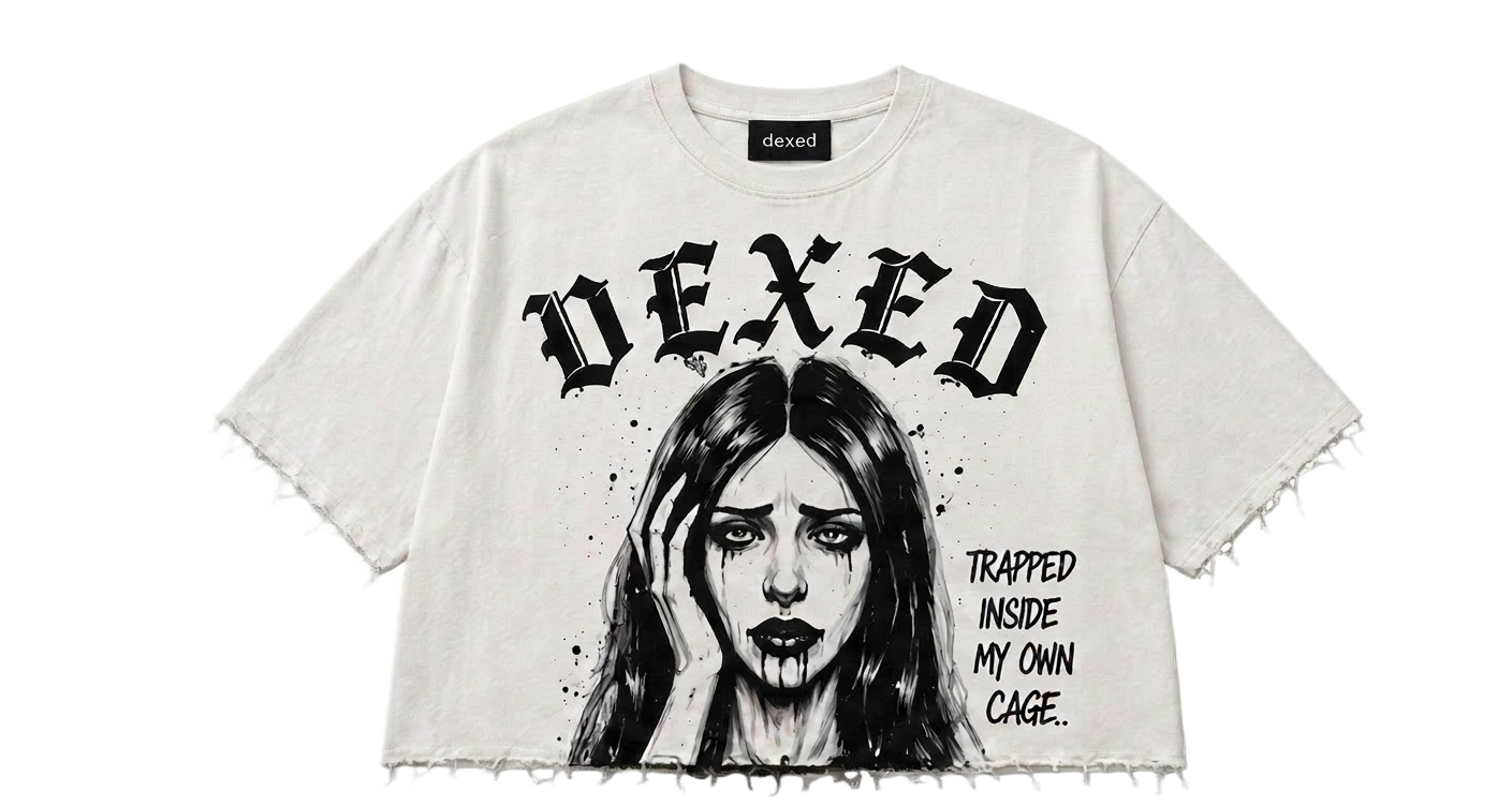 Troubled Soul Tee in Bone White