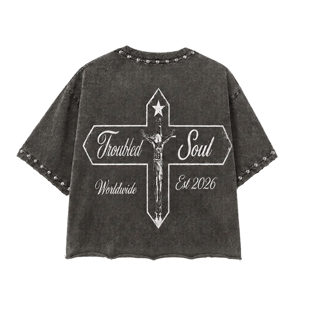 Troubled Soul Tee back in Gray