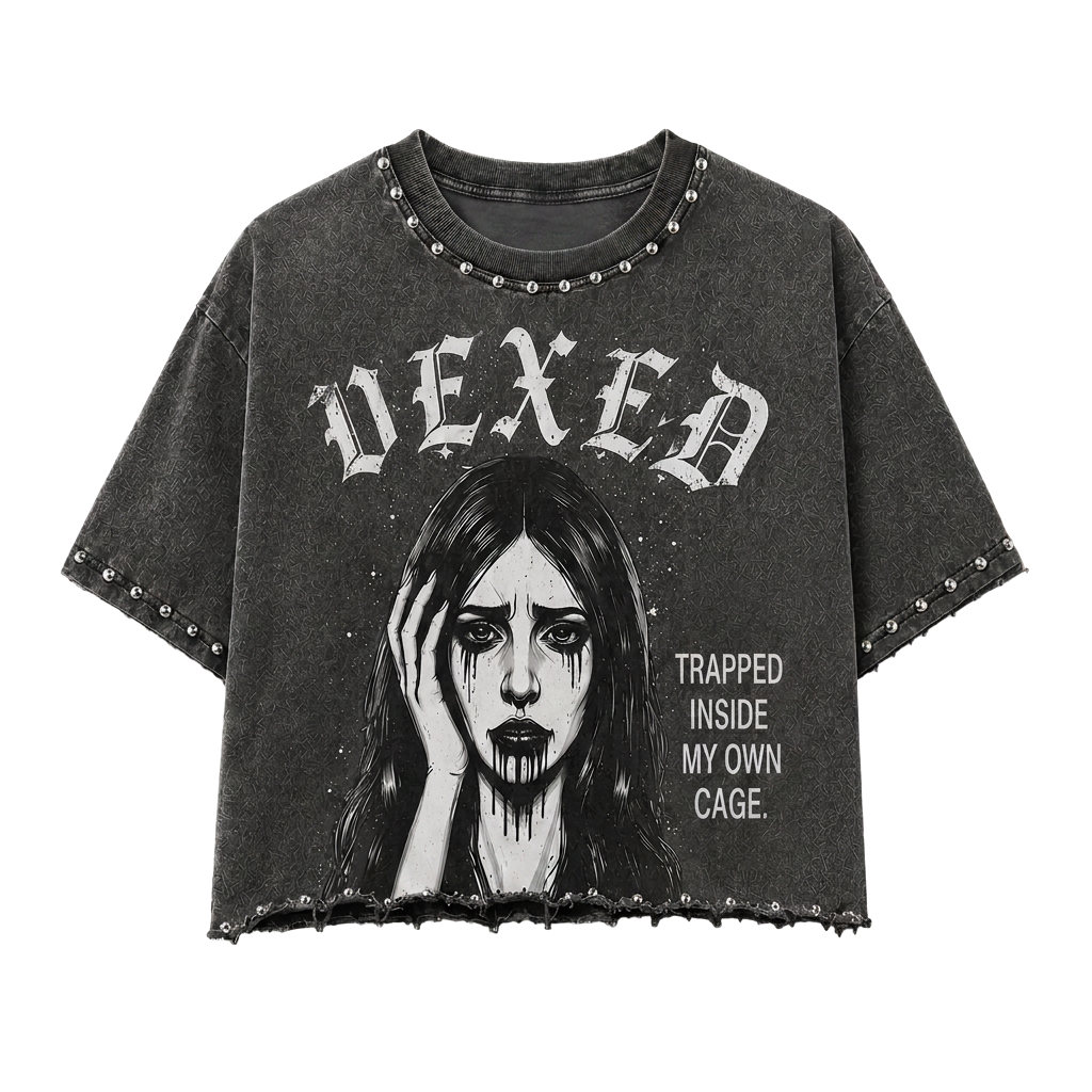 Troubled Soul Tee in Gray