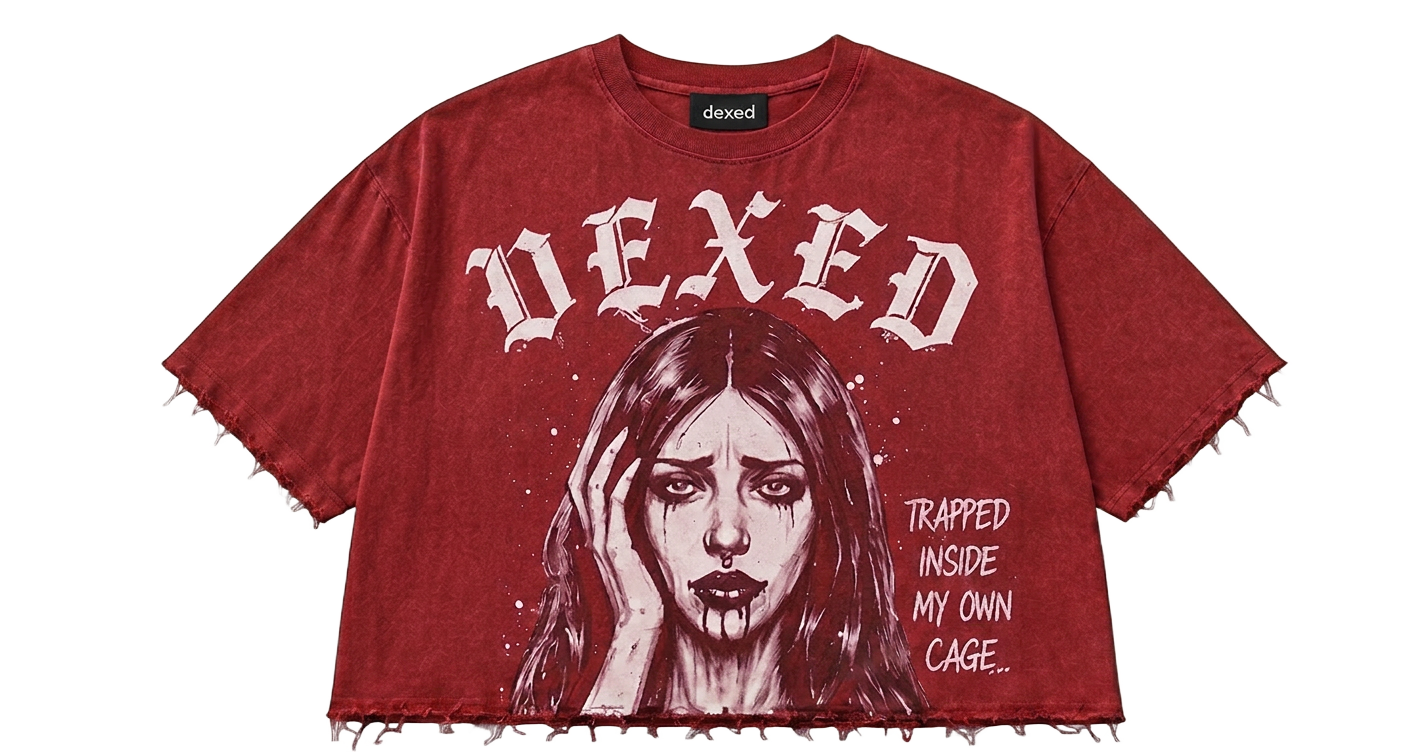 Troubled Soul Tee in Blood